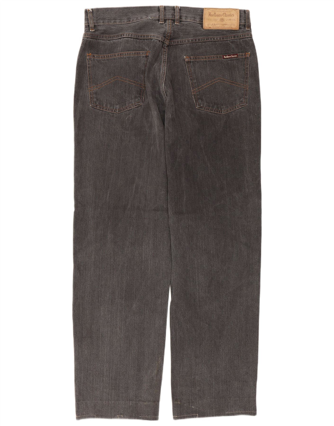 MARLBORO CLASSICS Jeans dritti da uomo W33 L29 Cotone grigio