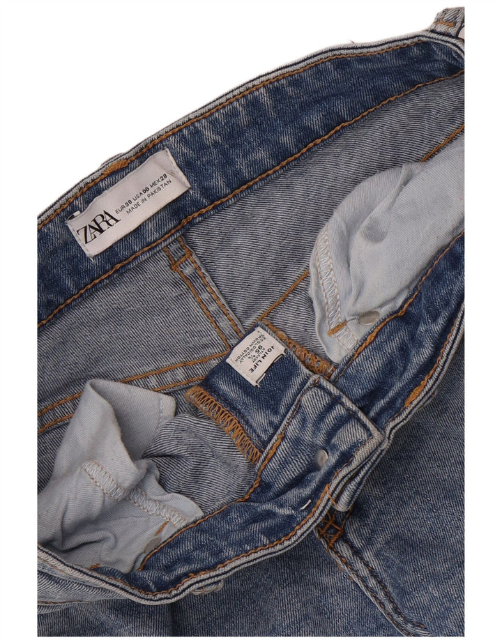 Jeans Bootcut da donna Zara EU 38 Small W28 L26 Cotone blu