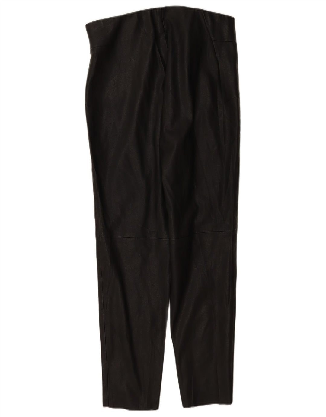 Pantaloni in pelle slim da donna Zara grandi W30 L27 neri