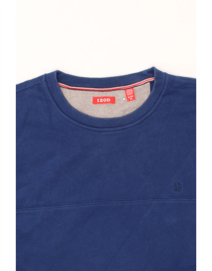 IZOD Mens Sweatshirt Jumper XL Navy Blue Cotton Vintage Izod and Second-Hand Izod from Messina Hembry 