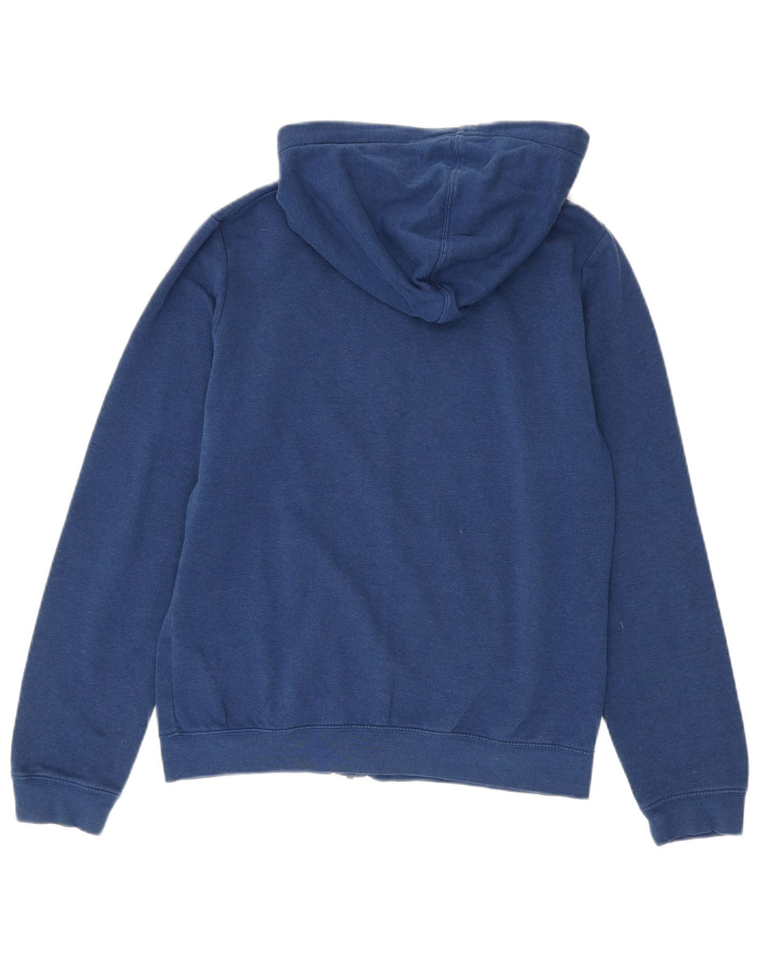 Felpa con cappuccio e zip da donna Nike UK 14 cotone blu medio