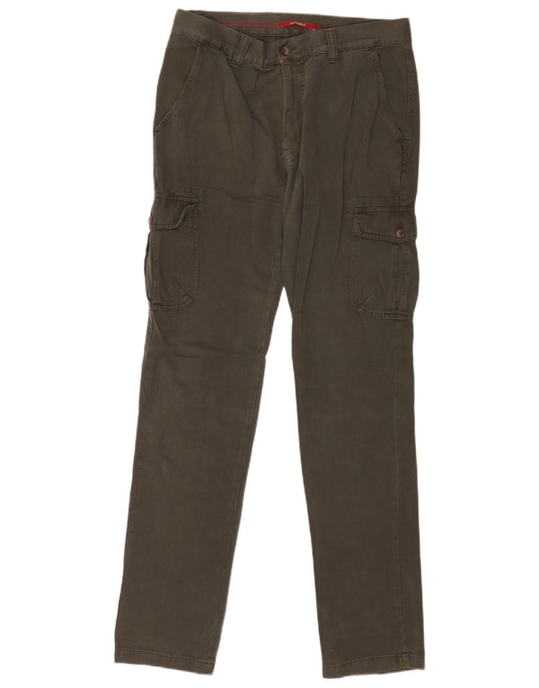 Pantaloni cargo regolari da uomo Carrera W31 L33 cotone verde