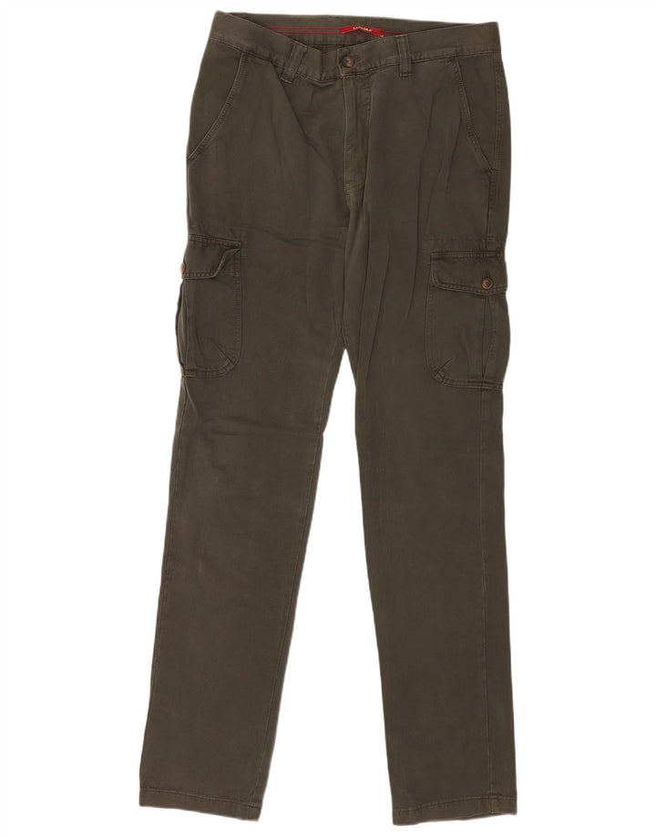 Pantaloni cargo regolari da uomo Carrera W31 L33 cotone verde