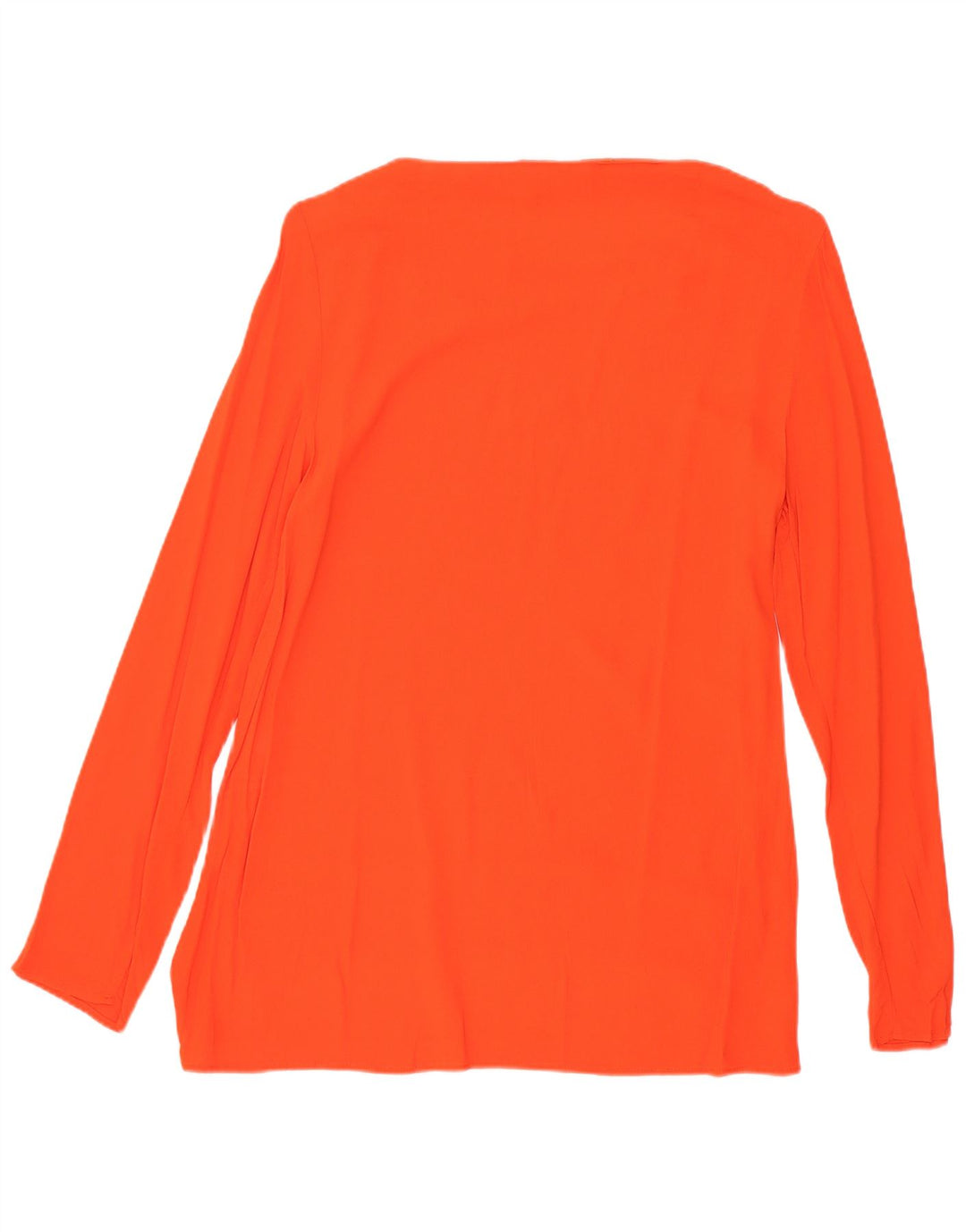 Top Zara da donna a maniche lunghe UK 6 XS arancione