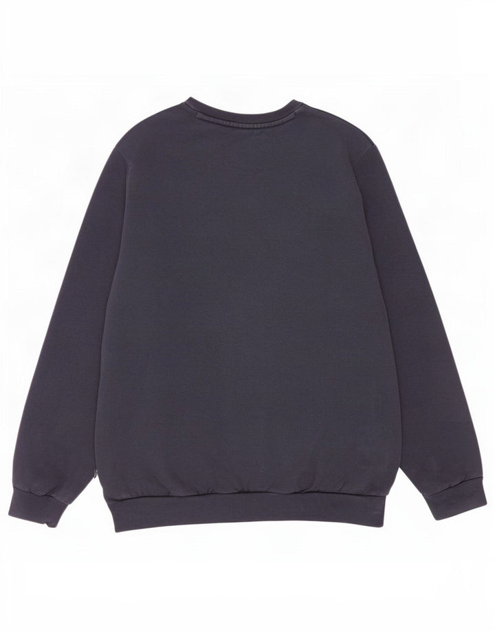 Felpa da uomo Puma Maglia media in cotone blu navy