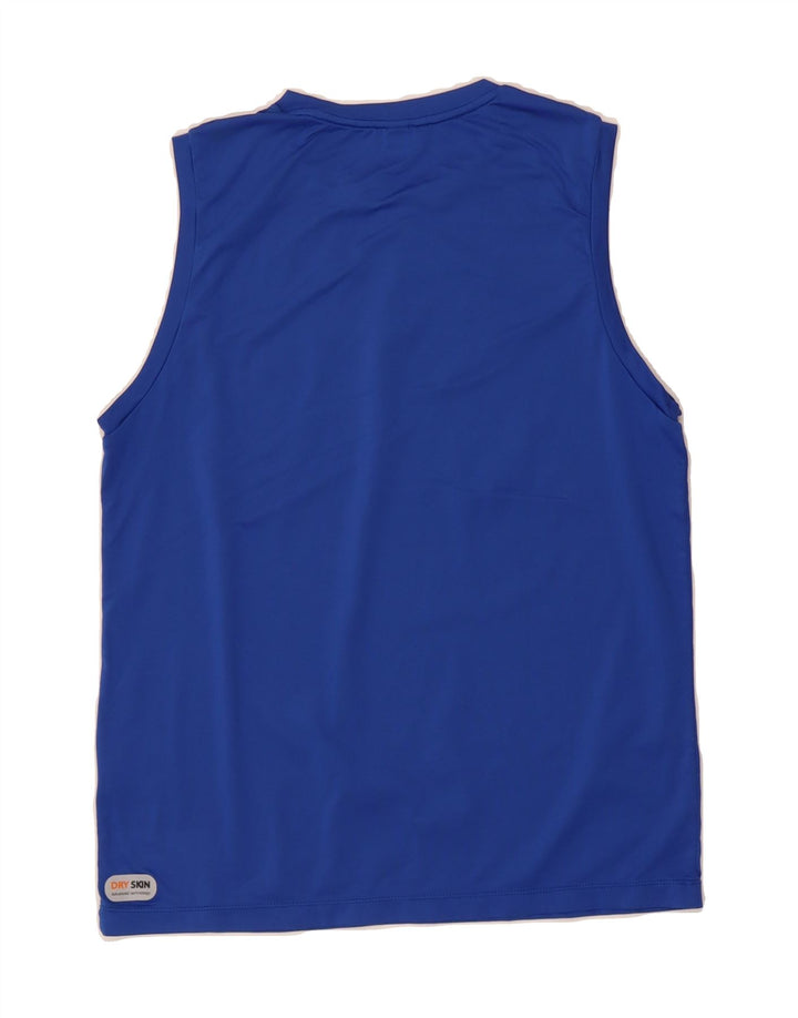 ARENA Mens Vest Top Small Blue Polyester Vintage Arena and Second-Hand Arena from Messina Hembry 
