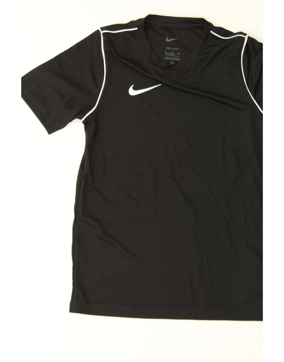 NIKE Boys Dri Fit T-Shirt Top 10-11 Years Medium Black Polyester Vintage Nike and Second-Hand Nike from Messina Hembry 