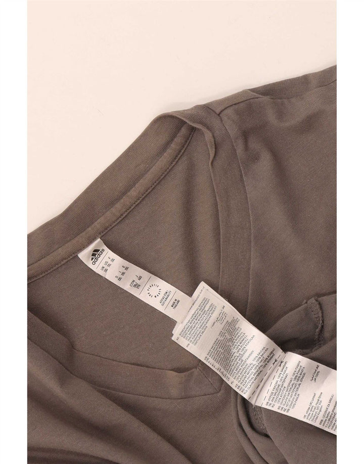 T-shirt da uomo Adidas Top 2XL in cotone grigio