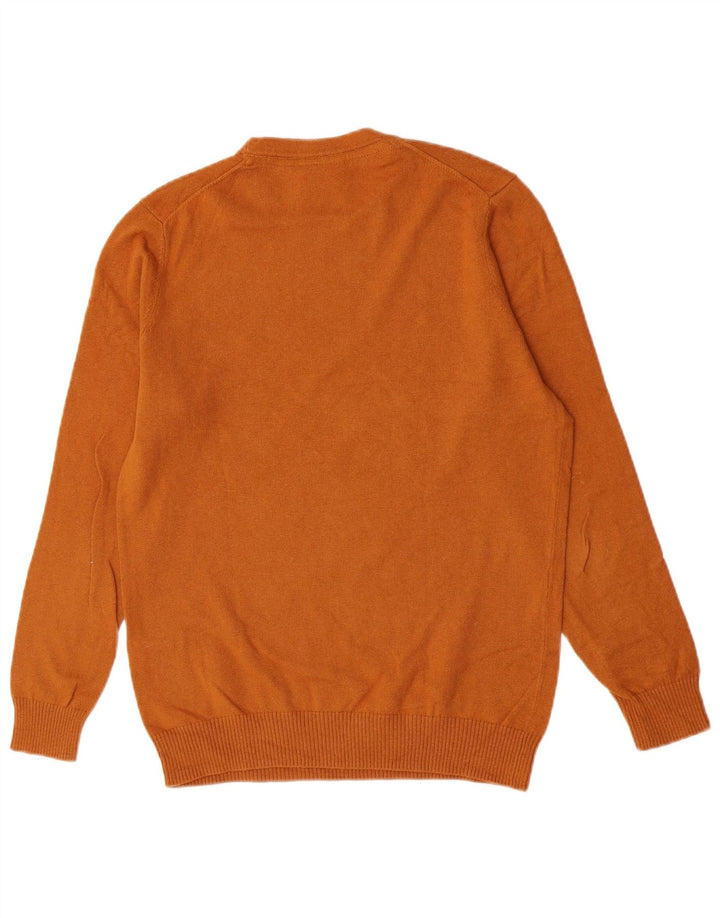Lyle & Scott Maglione girocollo da uomo in cotone arancione medio