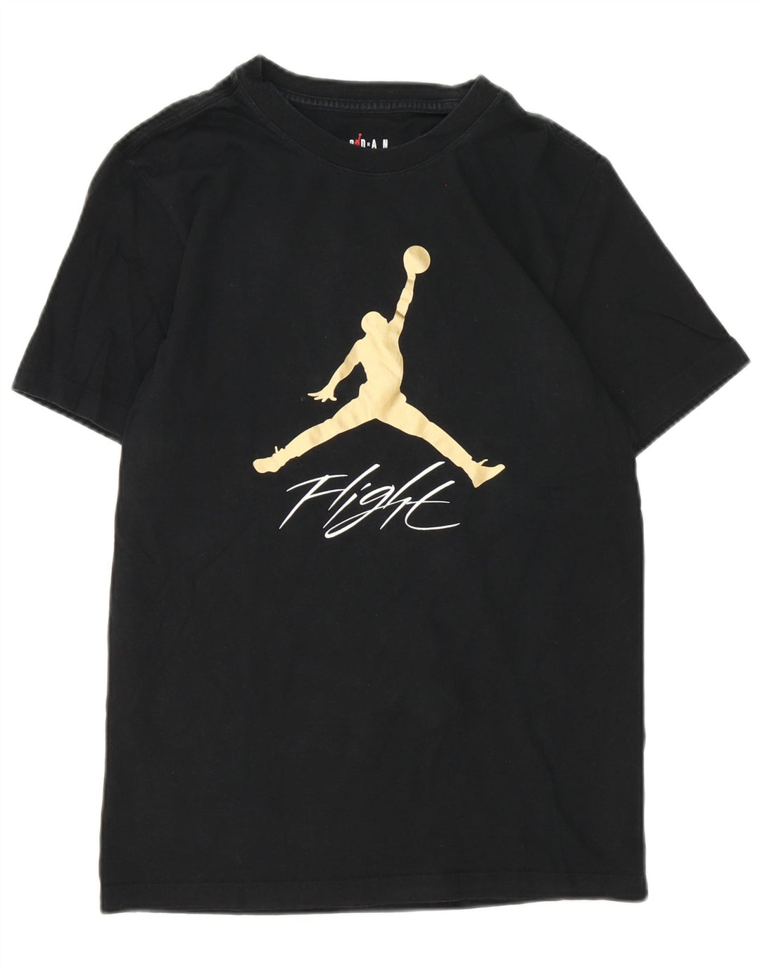T-shirt grafica da uomo Jordan Top piccola in cotone nero
