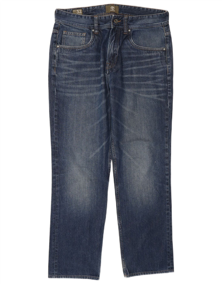 Jeans dritti da uomo TIMBERLAND W32 L29 cotone blu