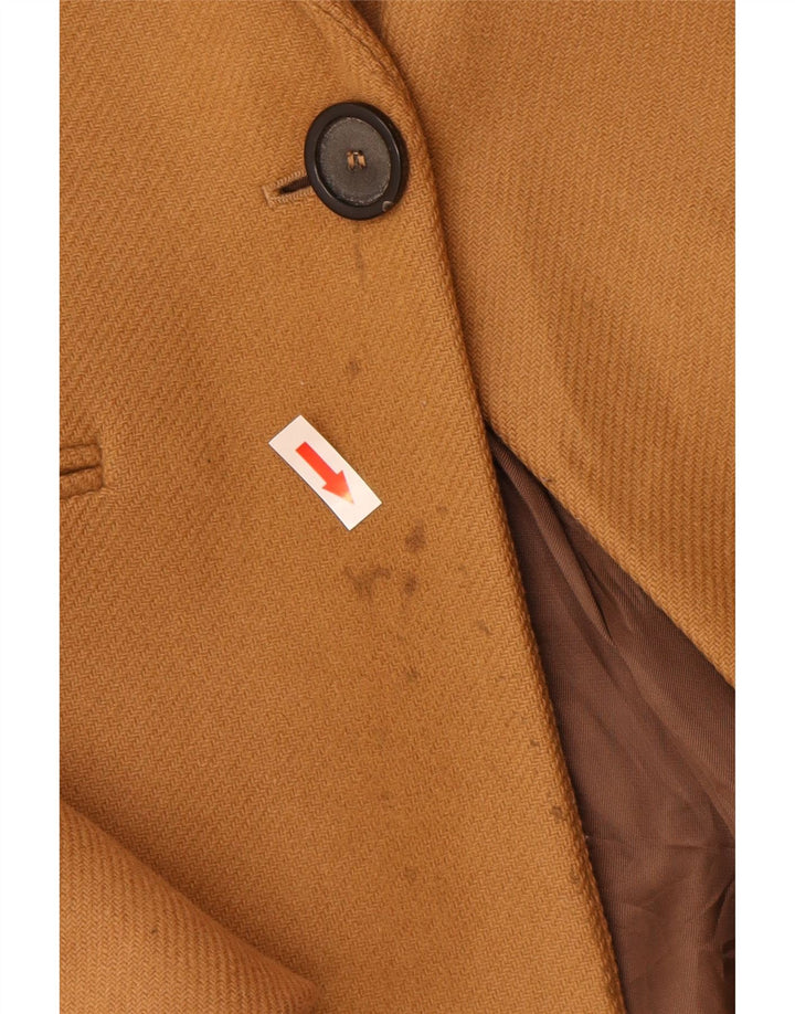 Cappotto Zara Donna UK 6 XS Marrone Lana