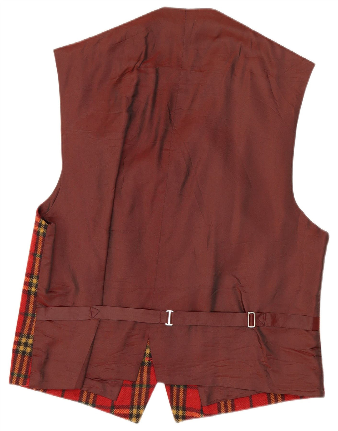 Gilet da uomo Via Ardigo piccolo quadretto rosso