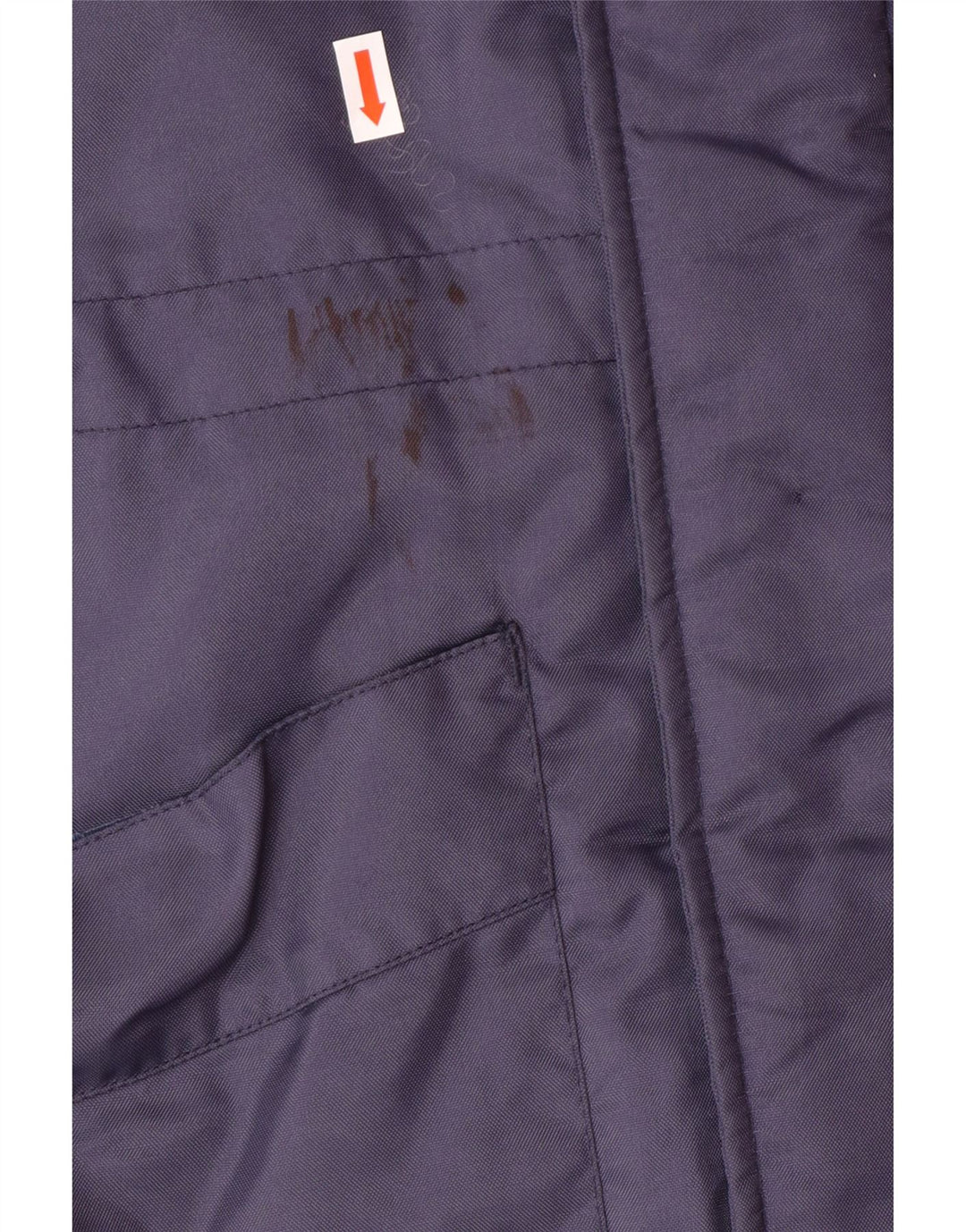 Cappotto imbottito con cappuccio da uomo UMBRO UK 38 Nylon color block medio blu navy