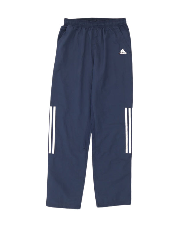Pantaloni della tuta Adidas Climacool da ragazzo 13-14 anni in poliestere blu navy