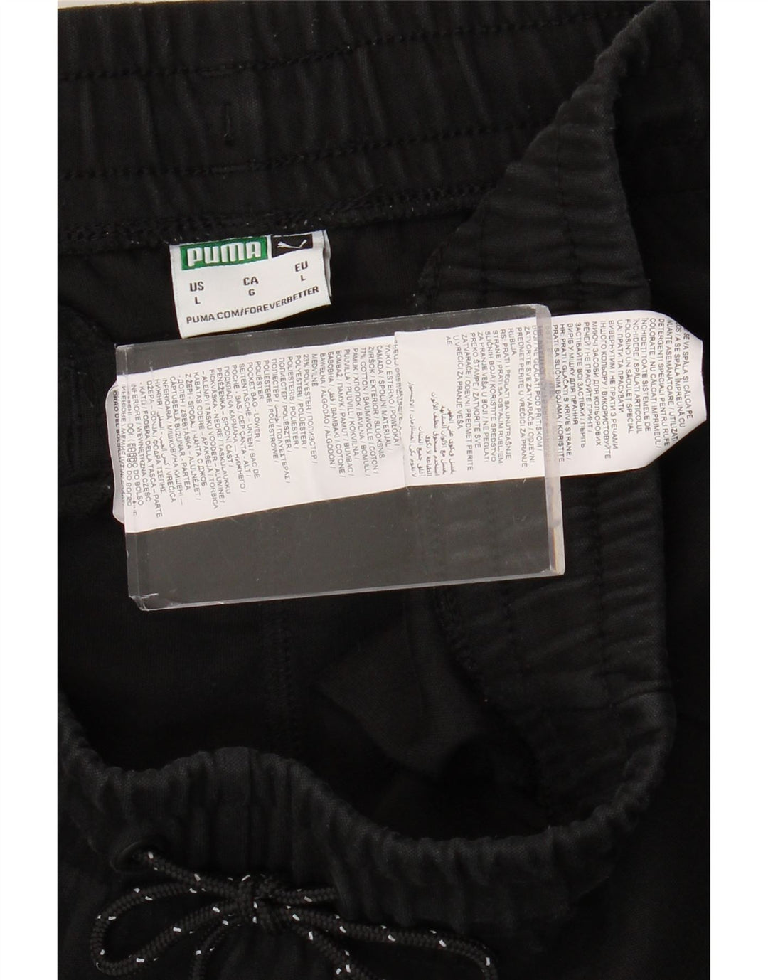 Pantaloni da tuta da uomo PUMA Joggers grandi in cotone nero