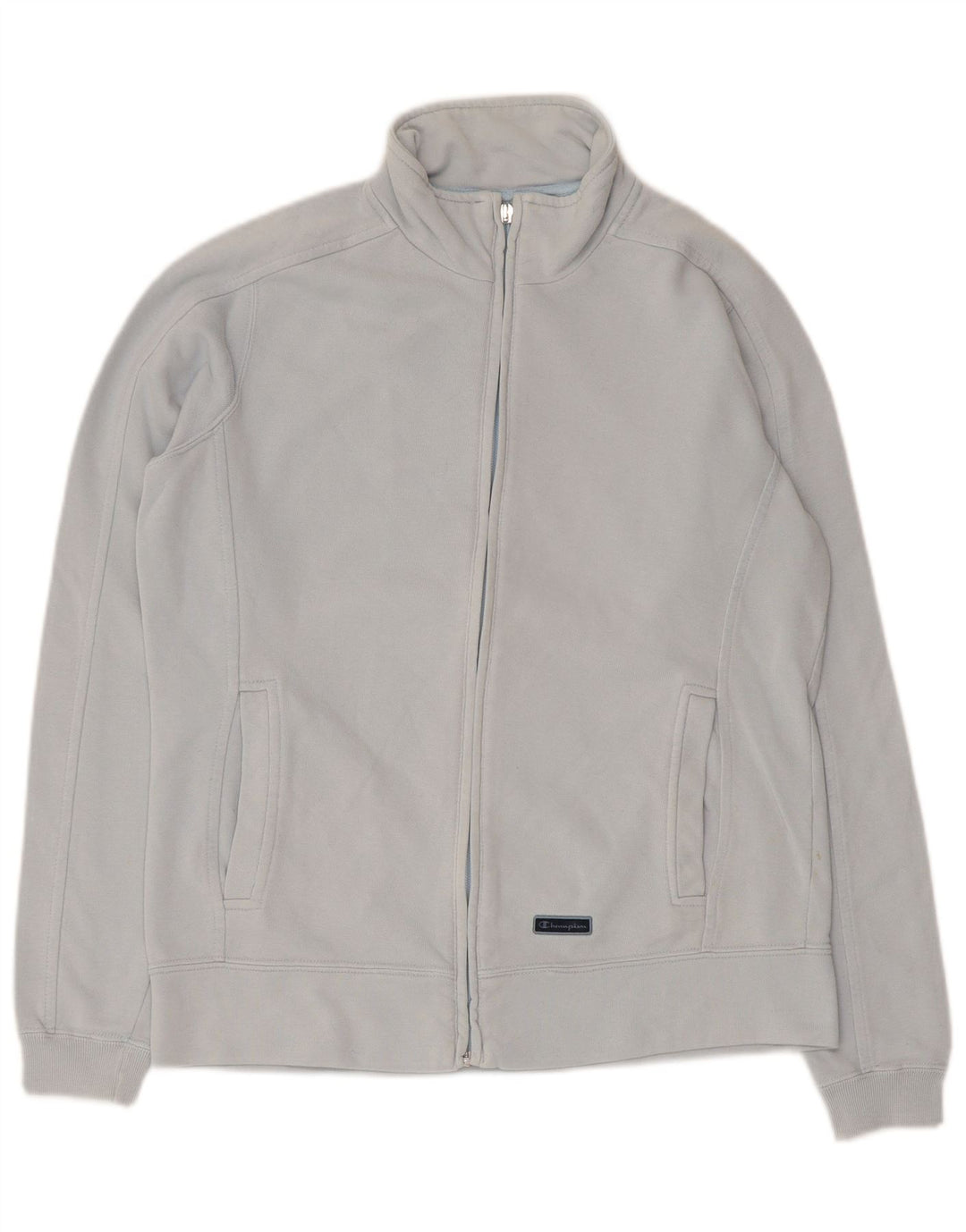 Giacca da tuta da donna Champion UK 10 piccola in cotone blu
