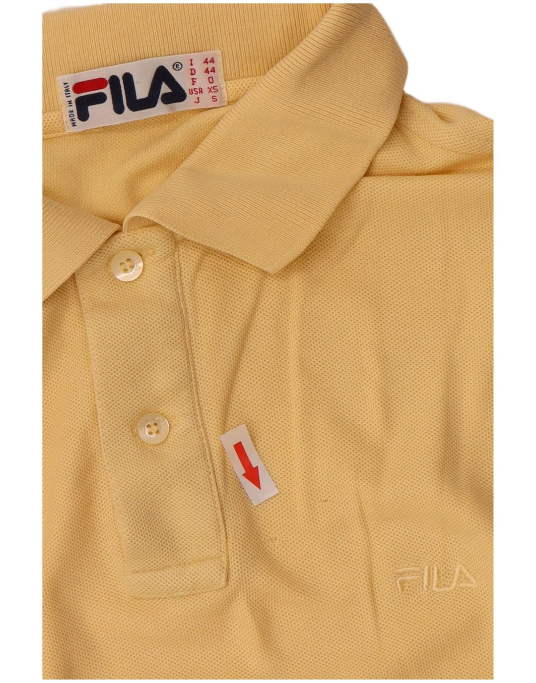 Polo Fila Uomo XS Gialla