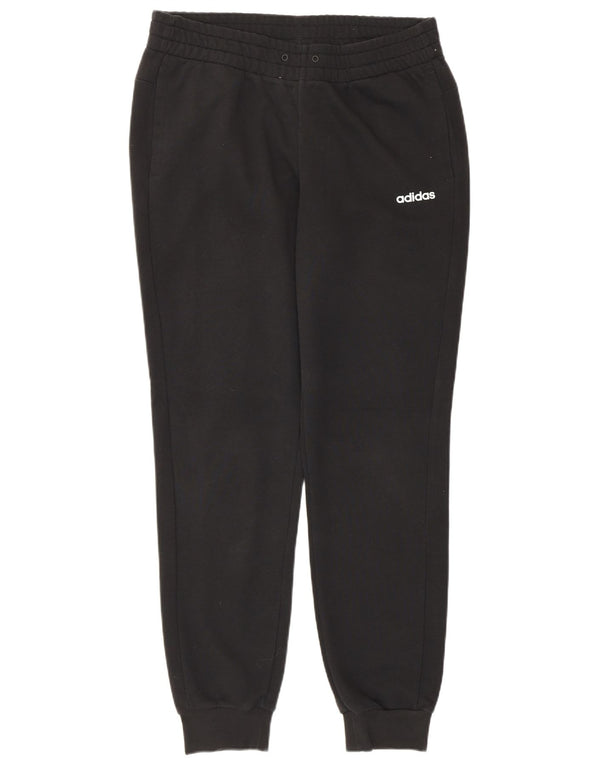 Pantaloni da tuta da donna Adidas Joggers UK 12/14 Medium Black Cotton