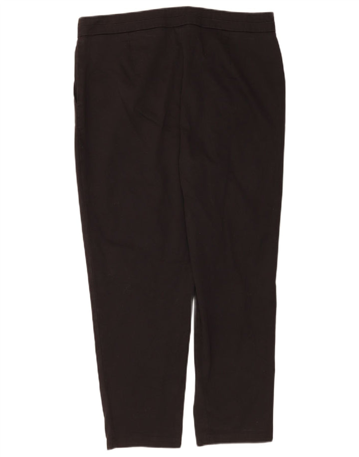 Pantaloni corti regolari da donna Marks & Spencer UK 14 Large W34 L25 Neri