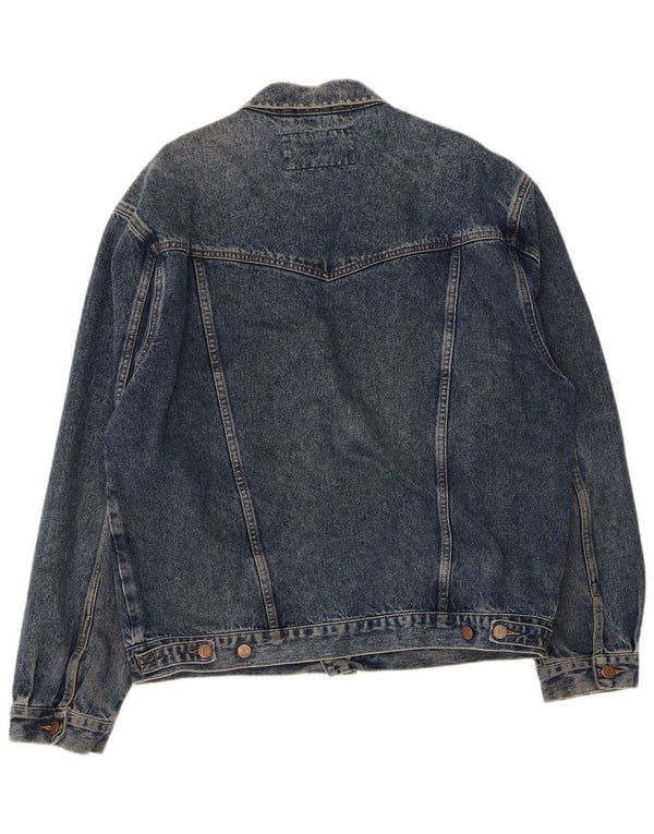 Giacca di jeans da uomo Wrangler UK 42 XL cotone blu