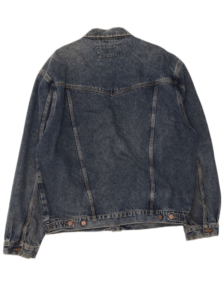 Giacca di jeans da uomo Wrangler UK 42 XL cotone blu