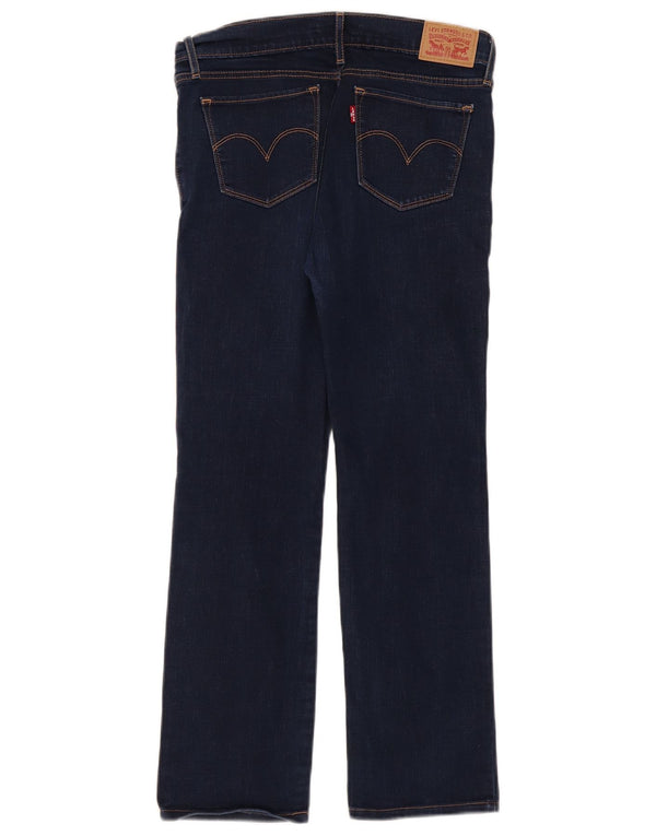 Jeans dritti Levi's da donna 714 W28 L27 cotone blu