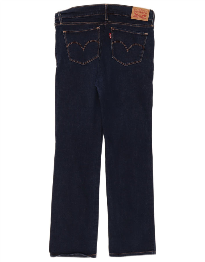 Jeans dritti Levi's da donna 714 W28 L27 cotone blu