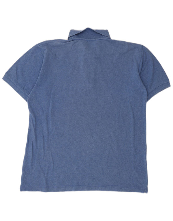 Polo Kappa Uomo Large Blu In Cotone