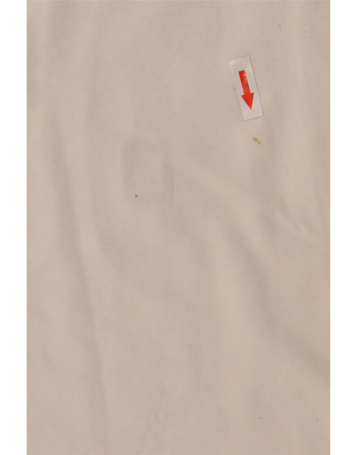 Polo da uomo Refrigiwear Small in cotone color block bianco