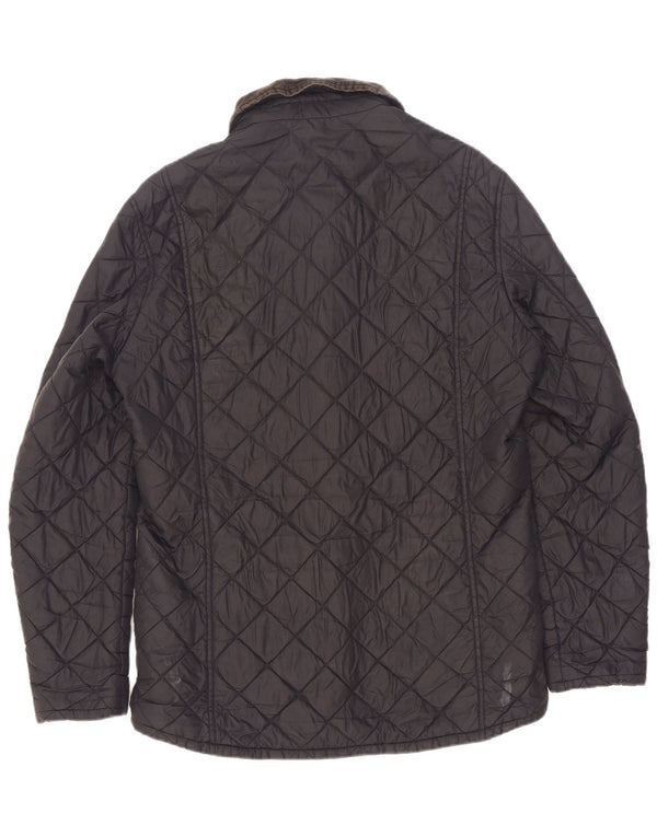 Giacca trapuntata da uomo Barbour UK 38 media blu navy in poliammide