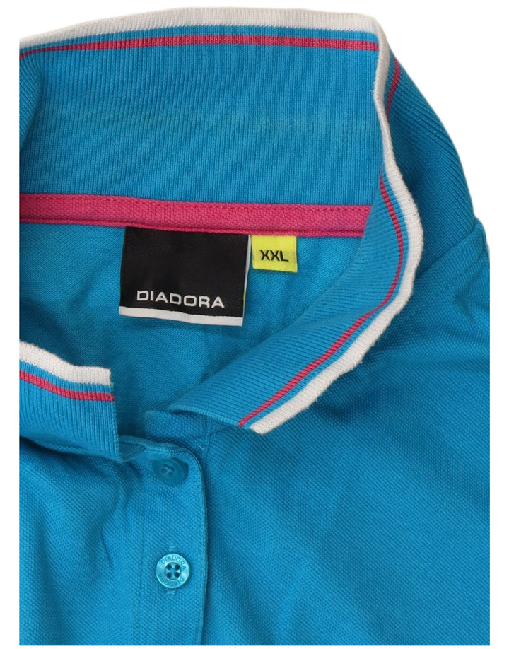 Polo DIADORA Donna UK 20 2XL Blu