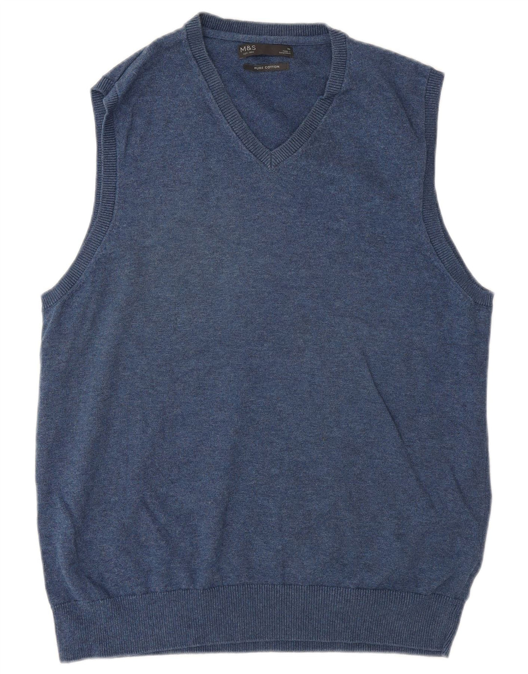 Canotta da uomo Marks & Spencer media cotone blu navy