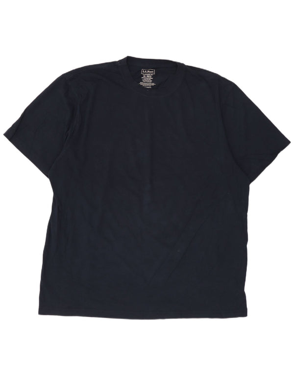 T-shirt da uomo dal taglio tradizionale L.L.BEAN Top XL in cotone blu navy