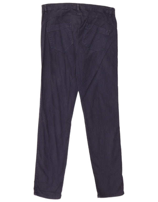 Zara Womens Skinny Chino Trousers EU 44 XL W34 L29 Navy Blue