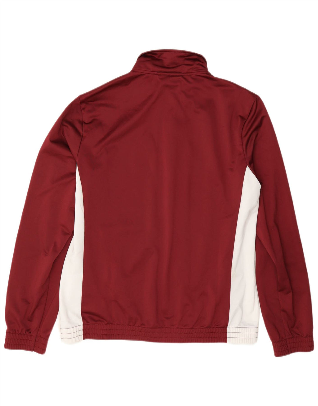 Giacca da tuta da uomo Lotto in poliestere color block medio bordeaux