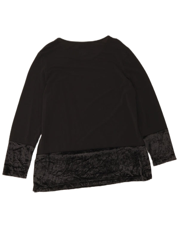 Joop Top Donna Manica Lunga IT 46 Large Nero Viscosa
