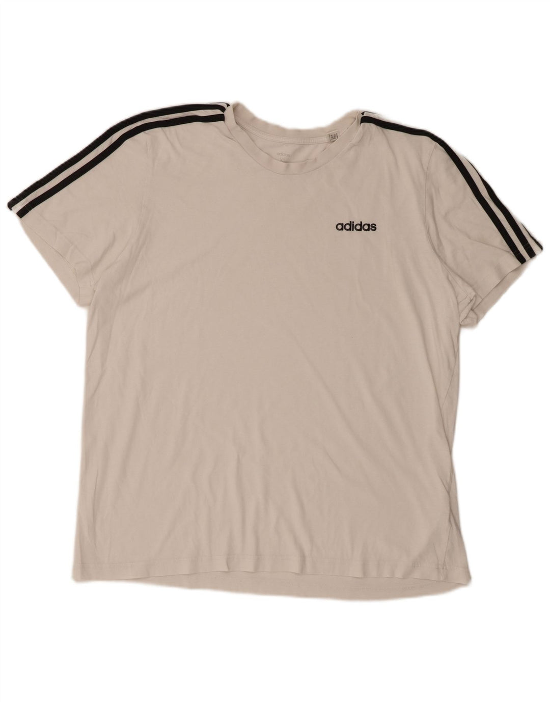 T-shirt da uomo Adidas Top XL in cotone bianco