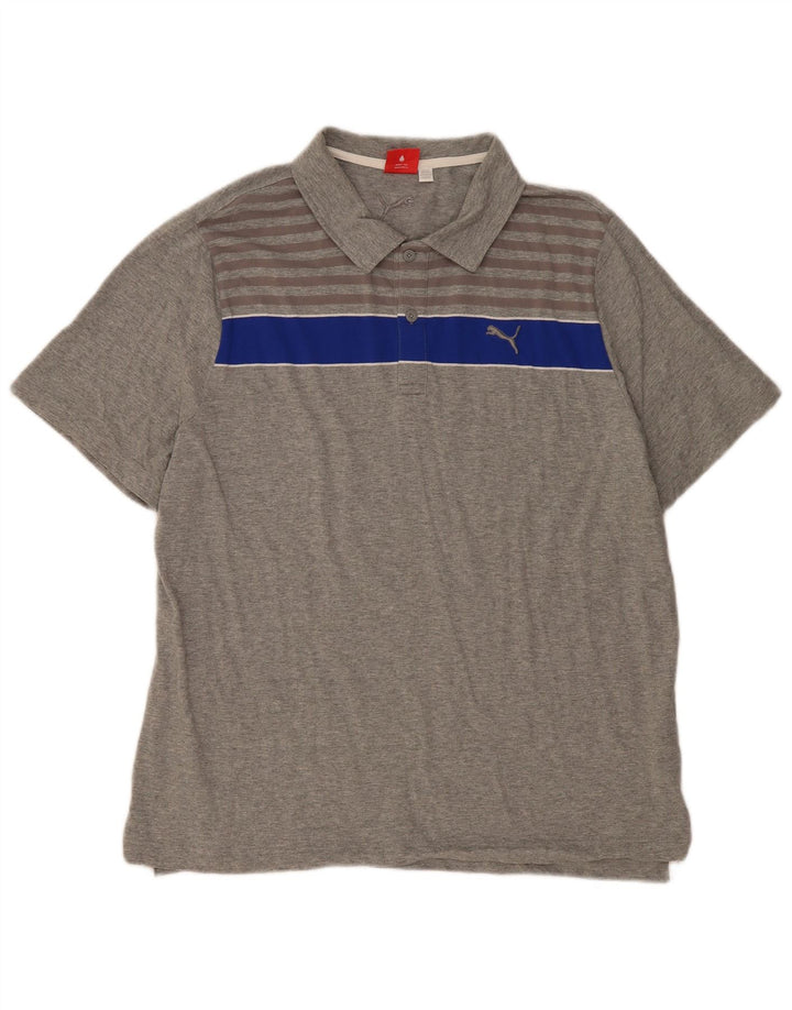 Polo PUMA da uomo XL color grigio grigio