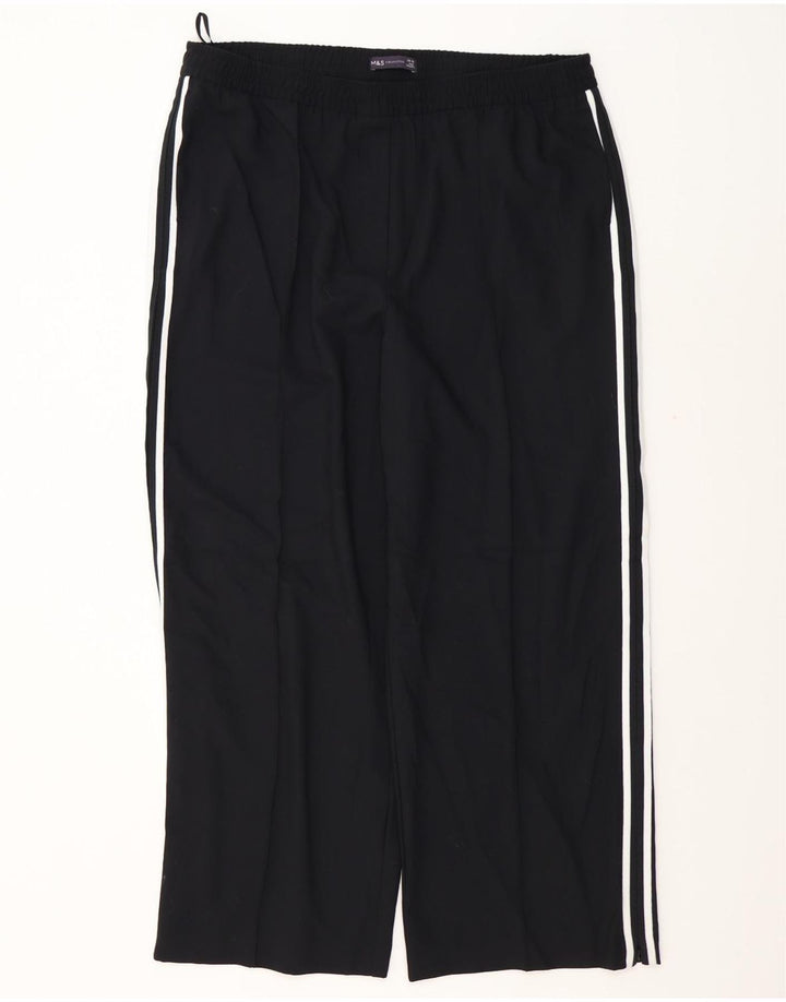 Pantaloni da tuta da donna Marks & Spencer UK 20 2XL Poliestere nero