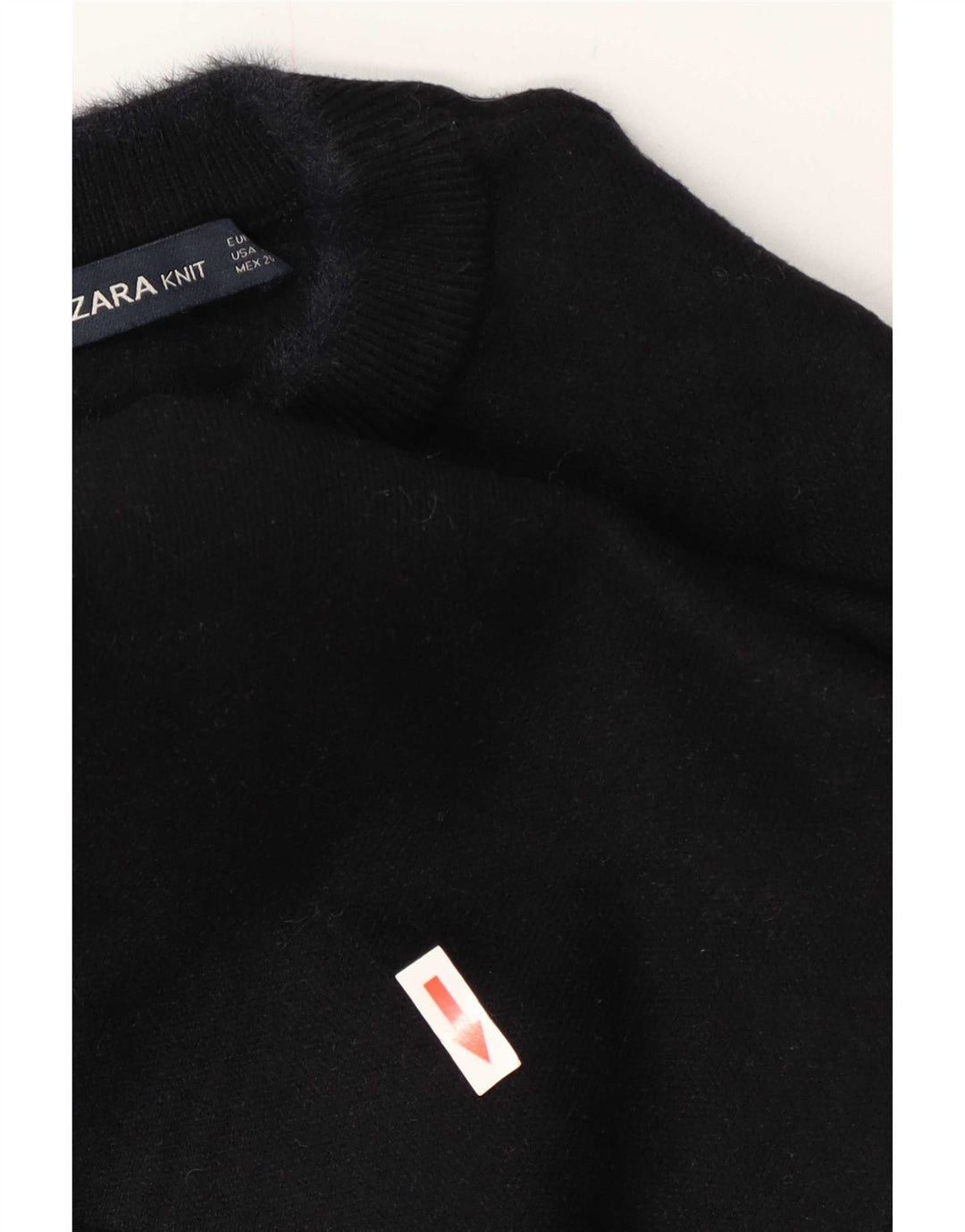 Top corto a maniche corte da donna Zara UK 10 piccolo nero