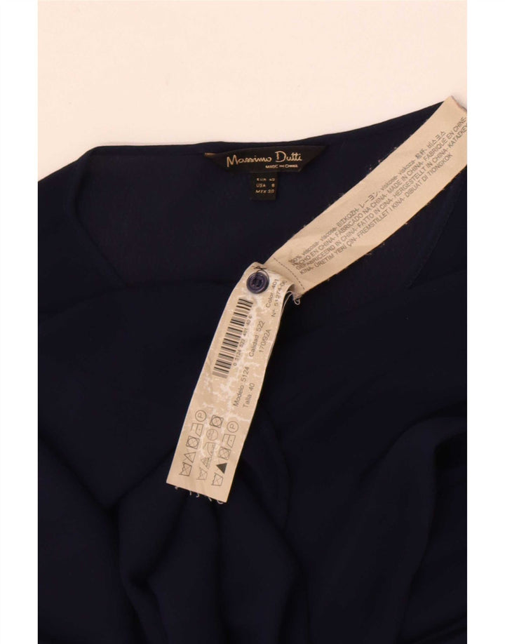 Camicetta da donna Massimo Dutti EU 40 Viscosa media blu navy