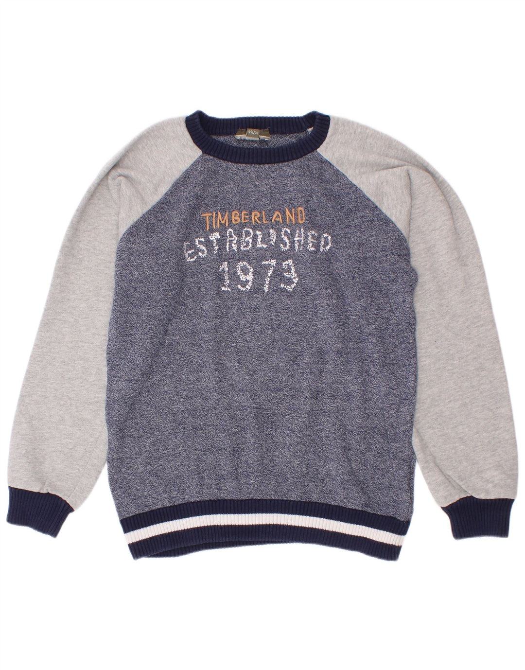 Maglione maglione girocollo da ragazzo Timberland 9-10 anni Blu Colourblock