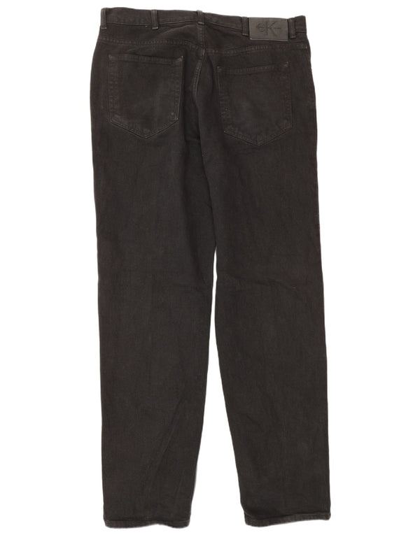 CALVIN KLEIN Jeans affusolati da donna W36 L34 cotone nero