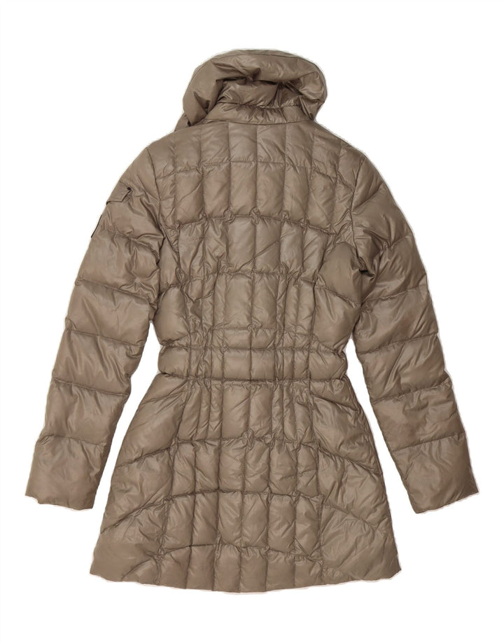 REFRIGUE Womens Padded Coat UK 10 Small Grey Polyester Vintage Refrigue and Second-Hand Refrigue from Messina Hembry 