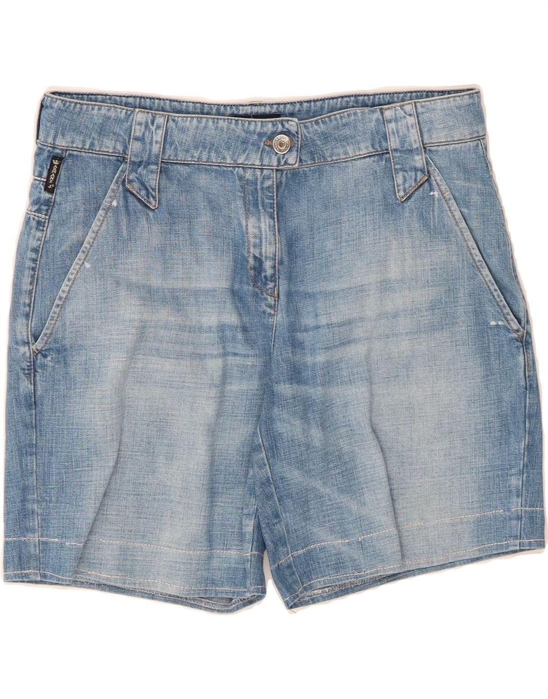 ARMANI Womens Denim Shorts IT 44 Medium W30 Blue Vintage Armani and Second-Hand Armani from Messina Hembry 