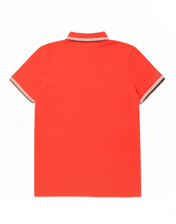 Polo Hugo Boss da uomo dal taglio moderno 2XL in cotone a righe rosse