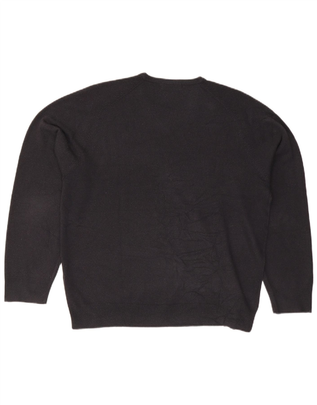 Maglione da uomo Marks & Spencer Blue Harbour con scollo a V grande blu navy