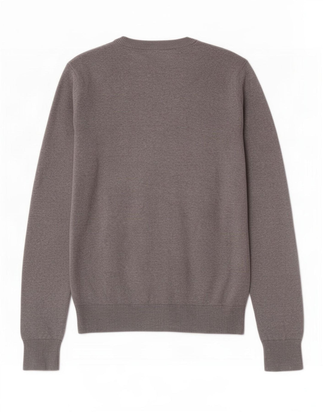 Crew Clothing Maglione cardigan da uomo in cotone grigio medio