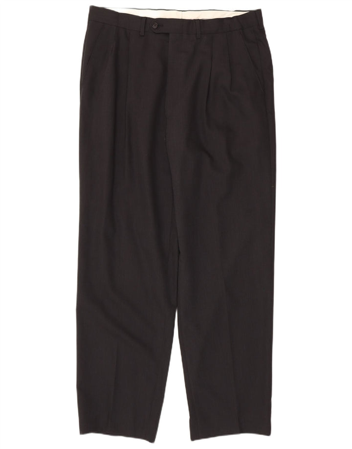 Pantaloni da completo da uomo Ferre W34 L31 neri